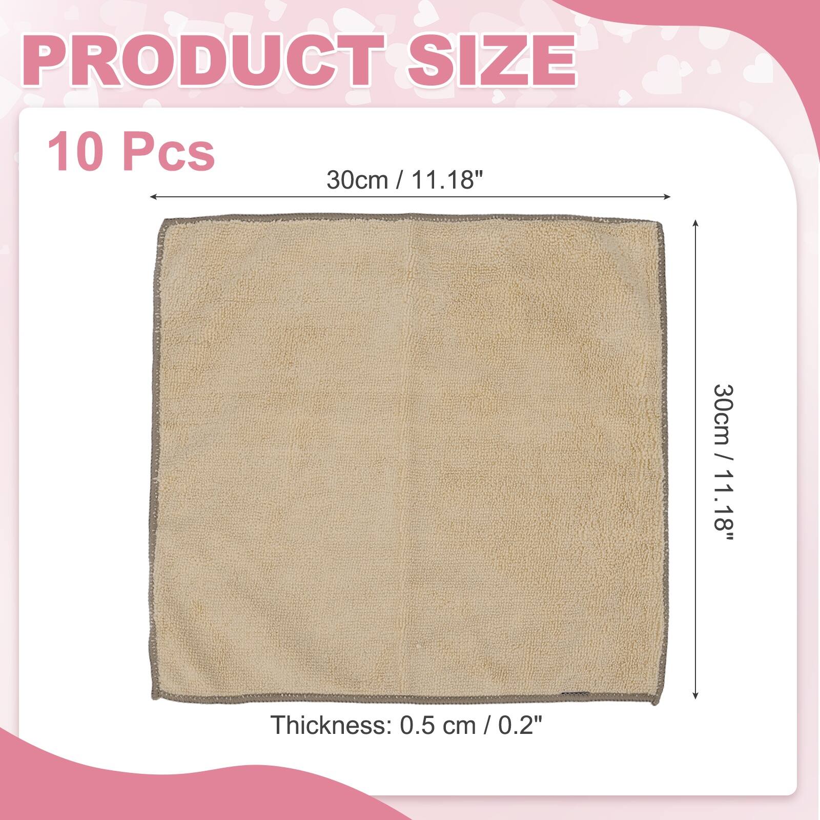 PRODUCT SIZE

10 Pcs

30cm / 11.18" x 30cm / 11.18"

Thickness: 0.5 cm / 0.2"