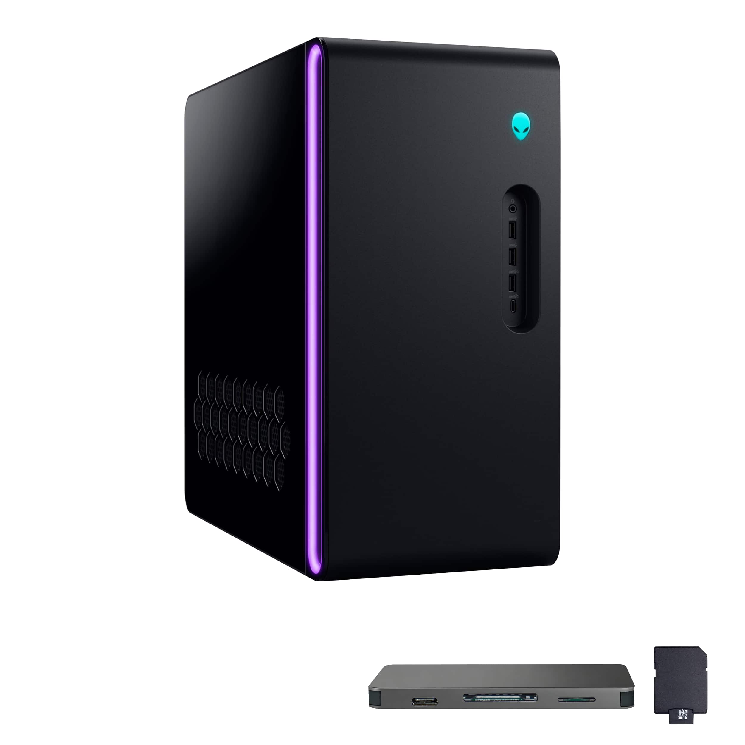 Dell - Upgraded - Alienware Aurora Gaming Desktop,Intel Ultra 7 265KF,NVIDIA GeForce RTX 5070 Ti,16GB DDR5,1TB SSD+1TB Dock,Win11 Pro - Black