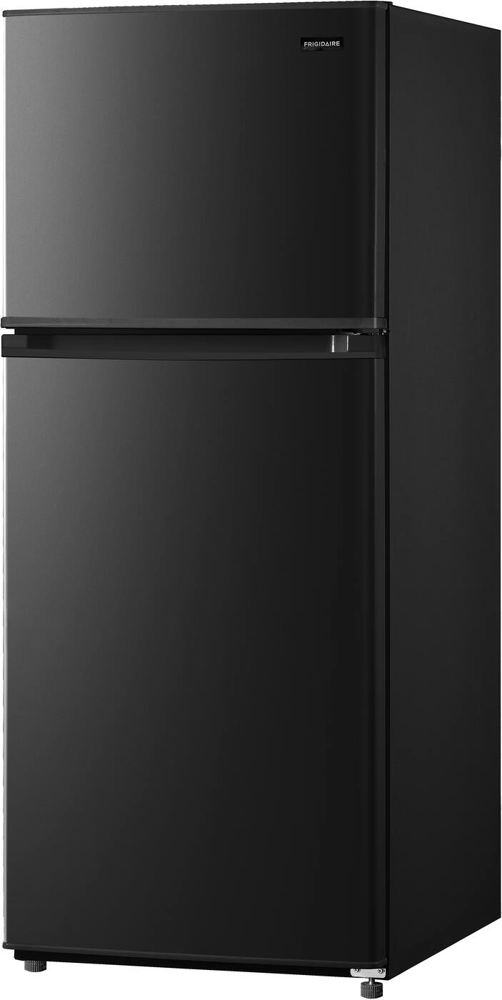 Left. Frigidaire - 12 Cu. Ft. Garage Ready Top Freezer - Black.
