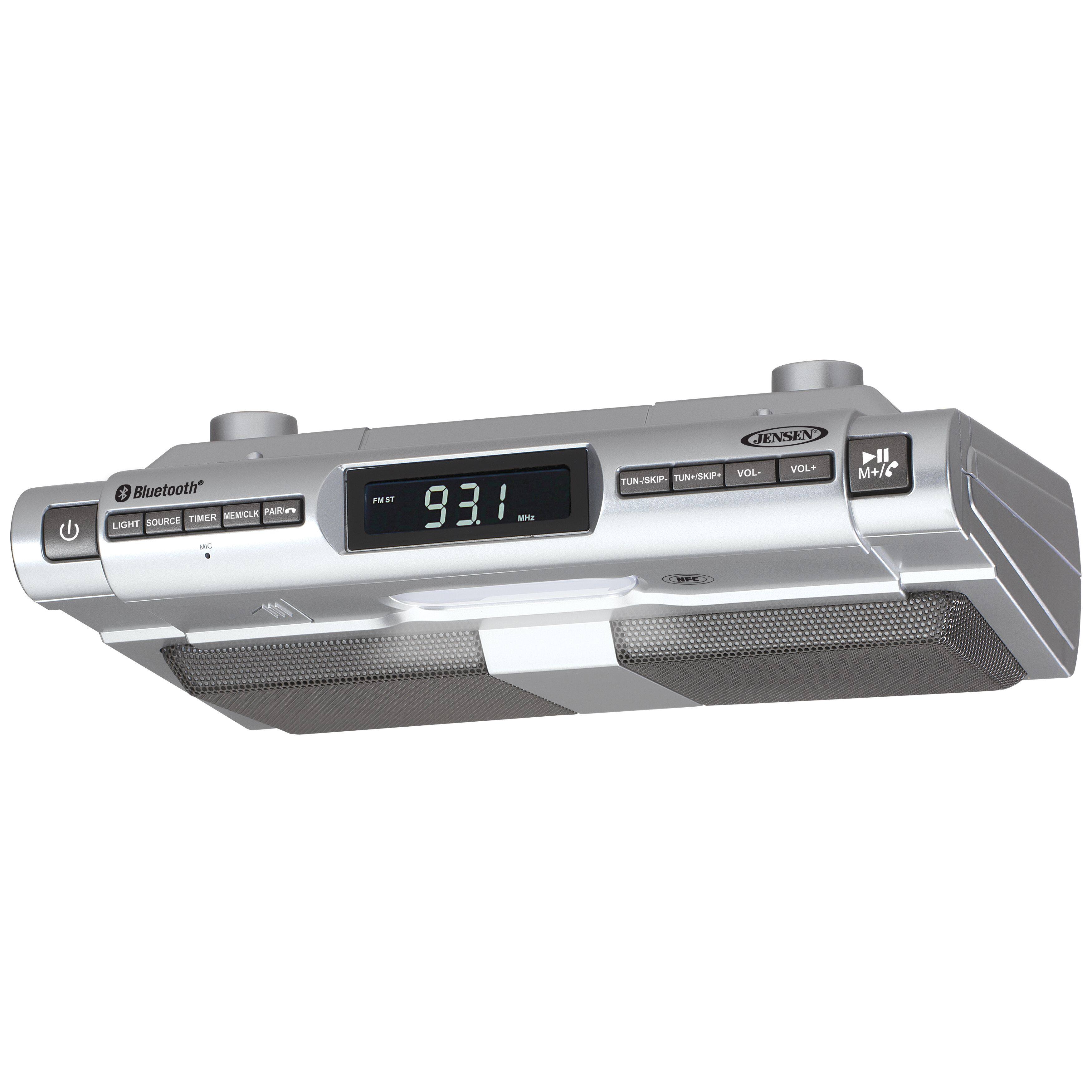 Jensen SMPS628 Under Cabinet Universal Bluetooth Music
