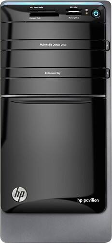 Front Standard. HP - Pavilion Desktop - 8GB Memory - 1.5TB Hard Drive.