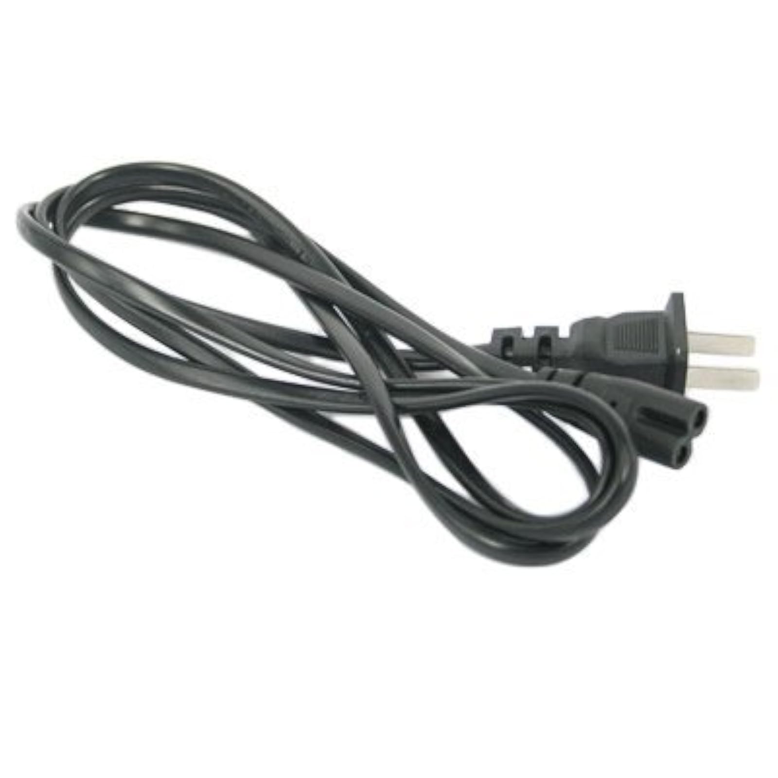 Alt View 1. Mars Devices - Two Prong Universal AC Power Cable For Laptops Xbox PlayStation - Black.