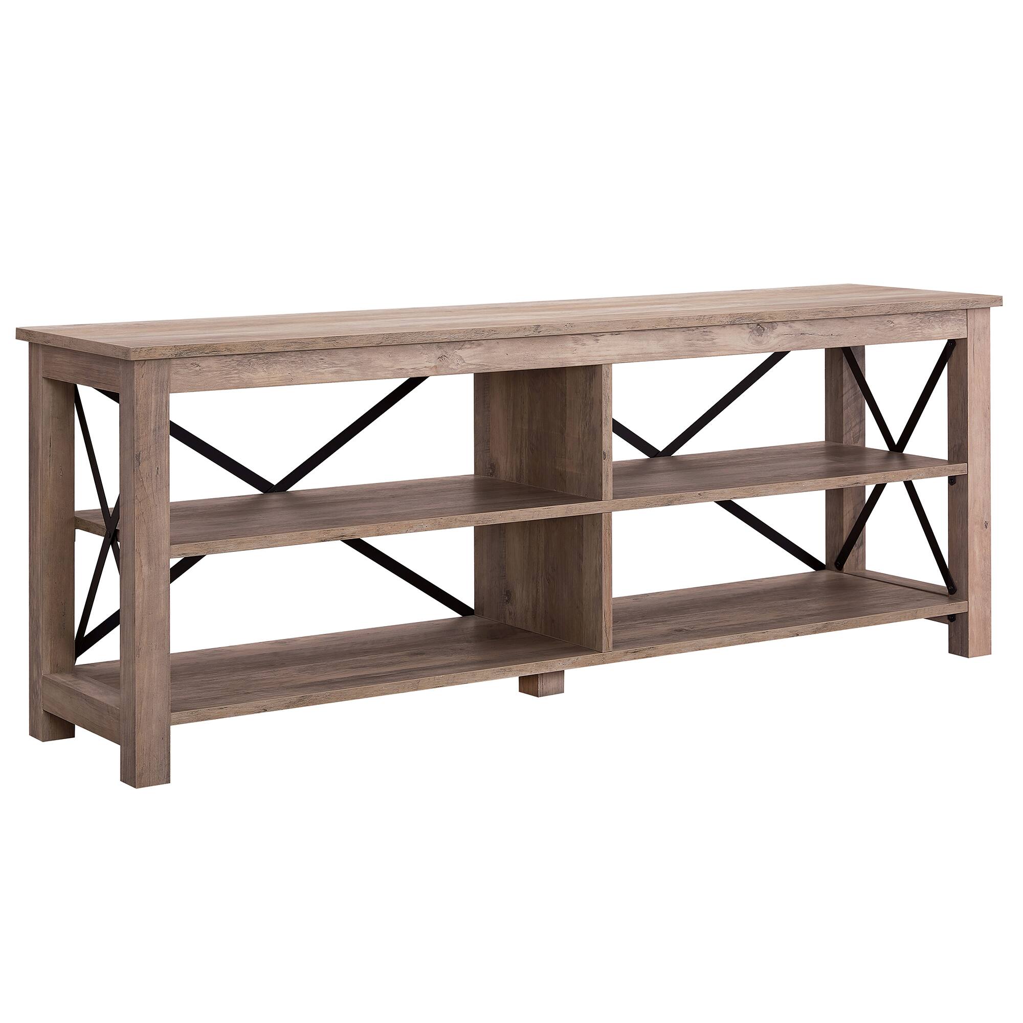 Angle. Camden&Wells - Sawyer TV Stand for TVs up to 70" - Gray Oak.