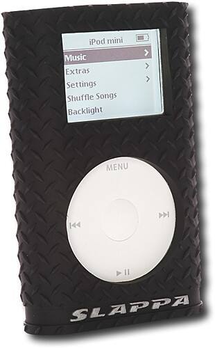 Angle Standard. Slappa - ShockShell Gridz Case for Apple® iPod™ mini - Black.