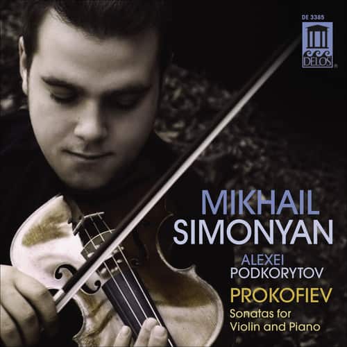 Mikhail Simonyan - Sonatas for Violin & Piano  - COMPACT DISCS