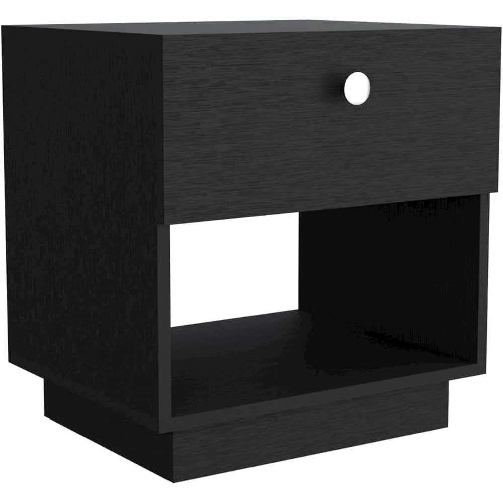 TuHome - Paris Nightstand MDF - Black