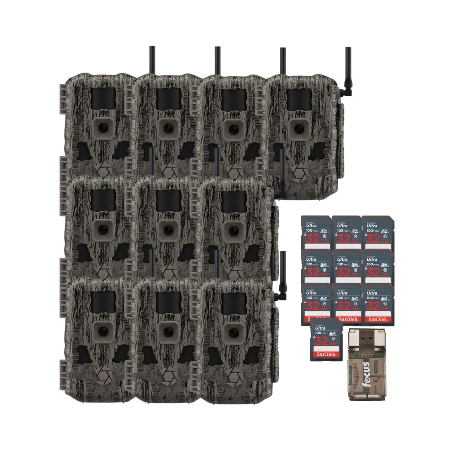 Stealth Cam - Fusion MAX 2.0 36MP Cellular Wireless Trail Camera (10-Pack)