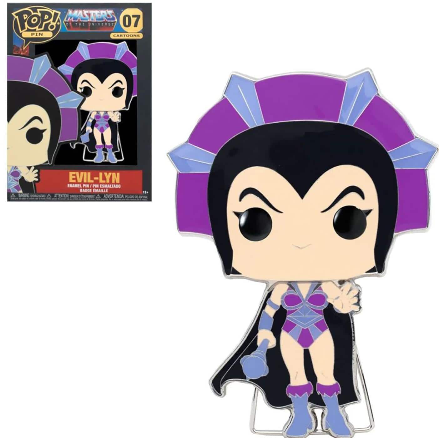 Masters of the Universe 3 Inch Funko POP Pin | Evil-Lyn - Purple price history on PriceWatchPro