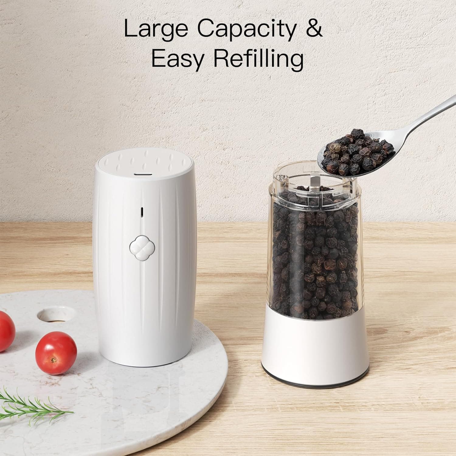 Large Capacity & Easy Refilling