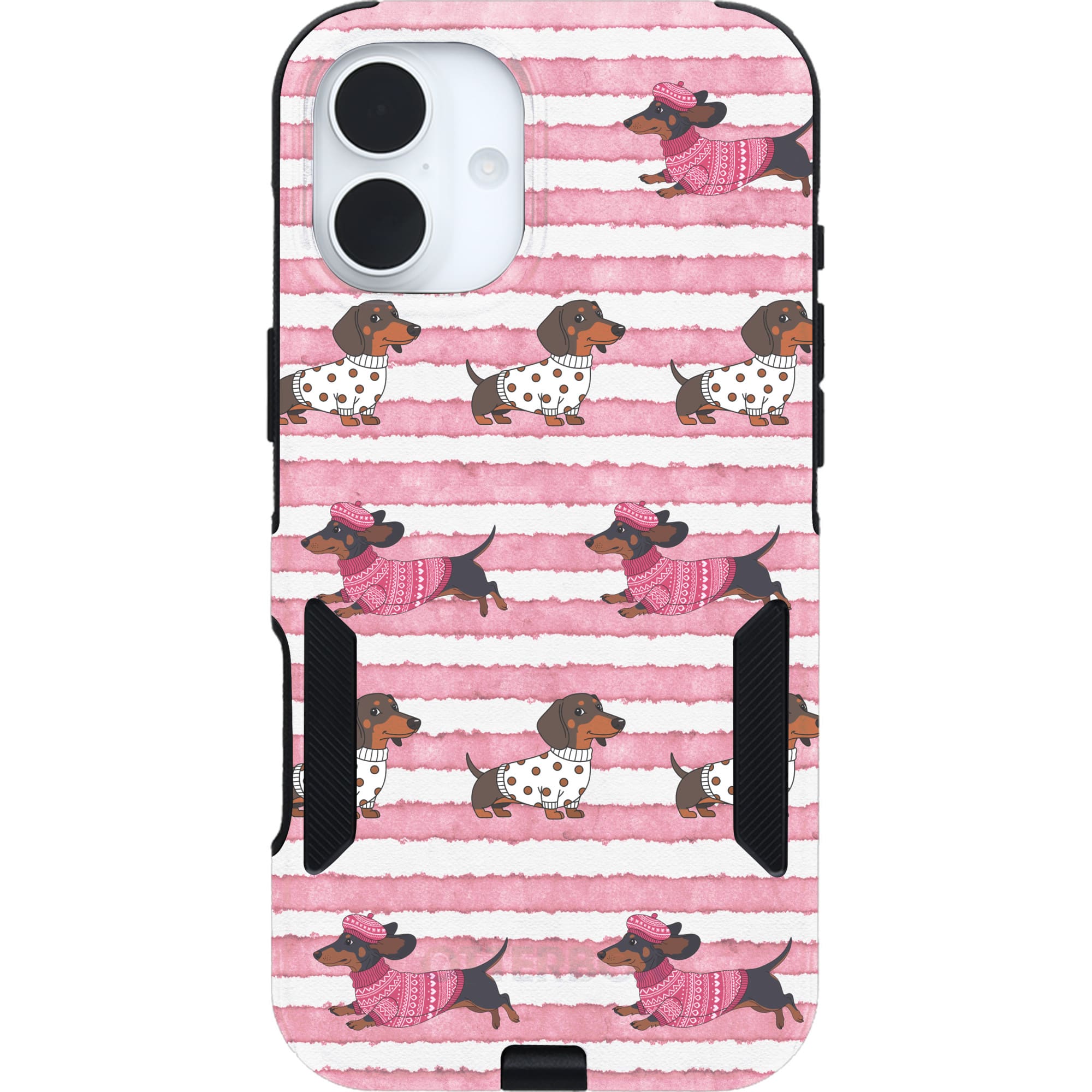 OtterBox - Artist Edition MagSafe Commuter Series Case for iPhone 16 Plus - Dachshund