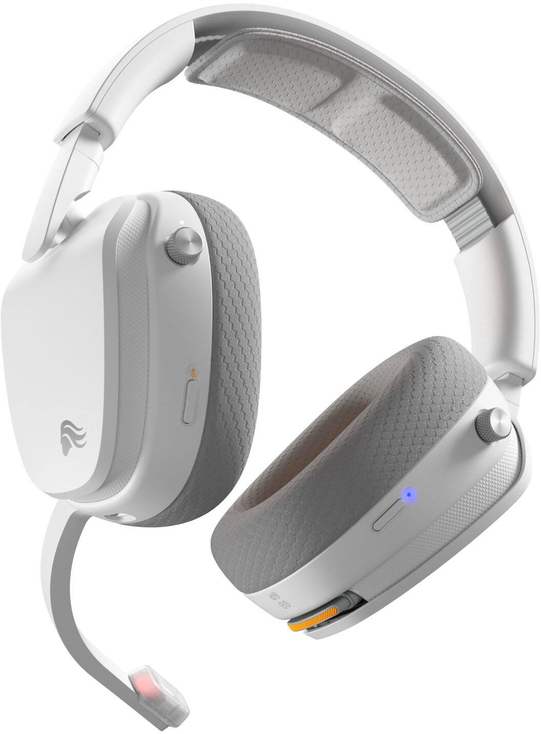 Alt View 16. Glorious - GHS Wireless InfinitePlay 2.4/Bluetooth Over-the-Ear Wireless Gaming Headset + Base Station for PC, PS5, PS4 and Switch - White.