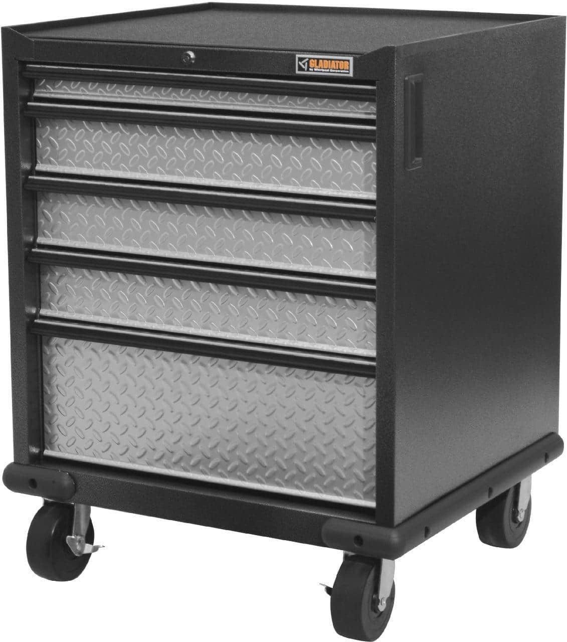 Left. Gladiator - Premier Series Modular GearDrawer - Silver Tread.