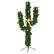 Alt View 18. Costway - 6Ft Pre-Lit Cactus Christmas Tree LED Lights Ball Ornaments - Green.