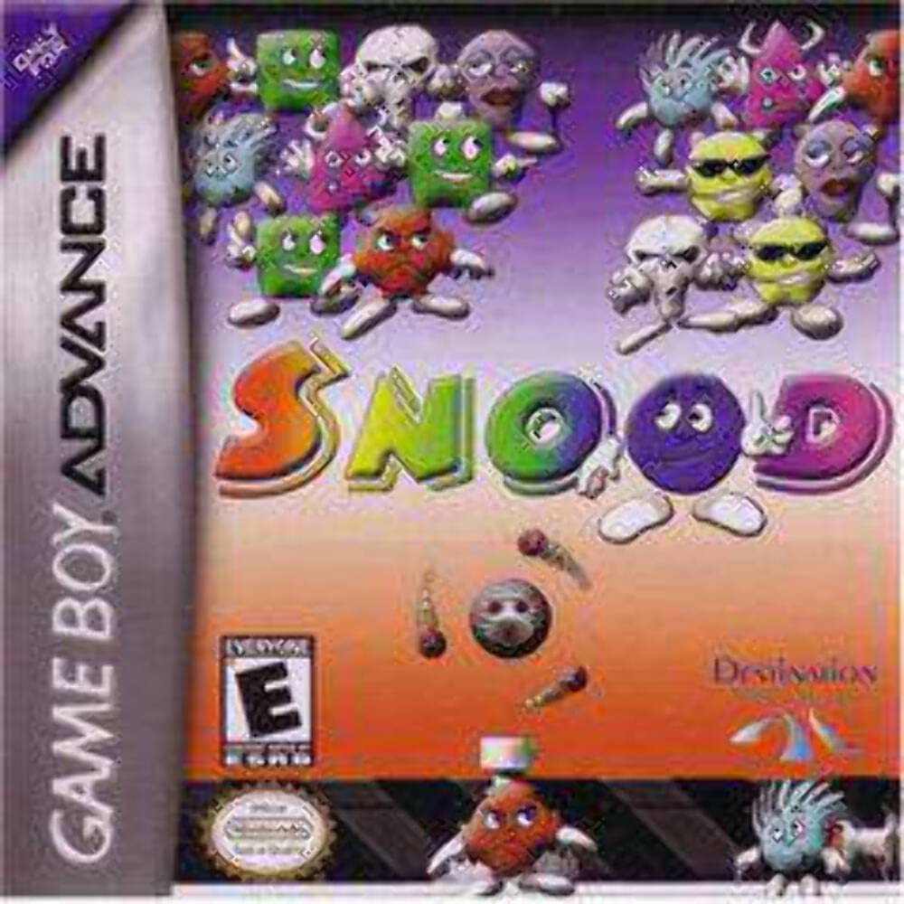 GAME BOY ADVANCE  
POP SNOOD  
Devilavion  
EVERYONE  
E  
ESRB - E (Everyone)