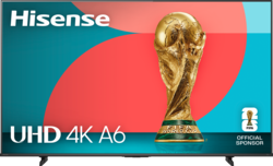 Hisense - 65" Class A6 4K UHD Series LED HDR Smart Fire TV (2025) - Front_Zoom