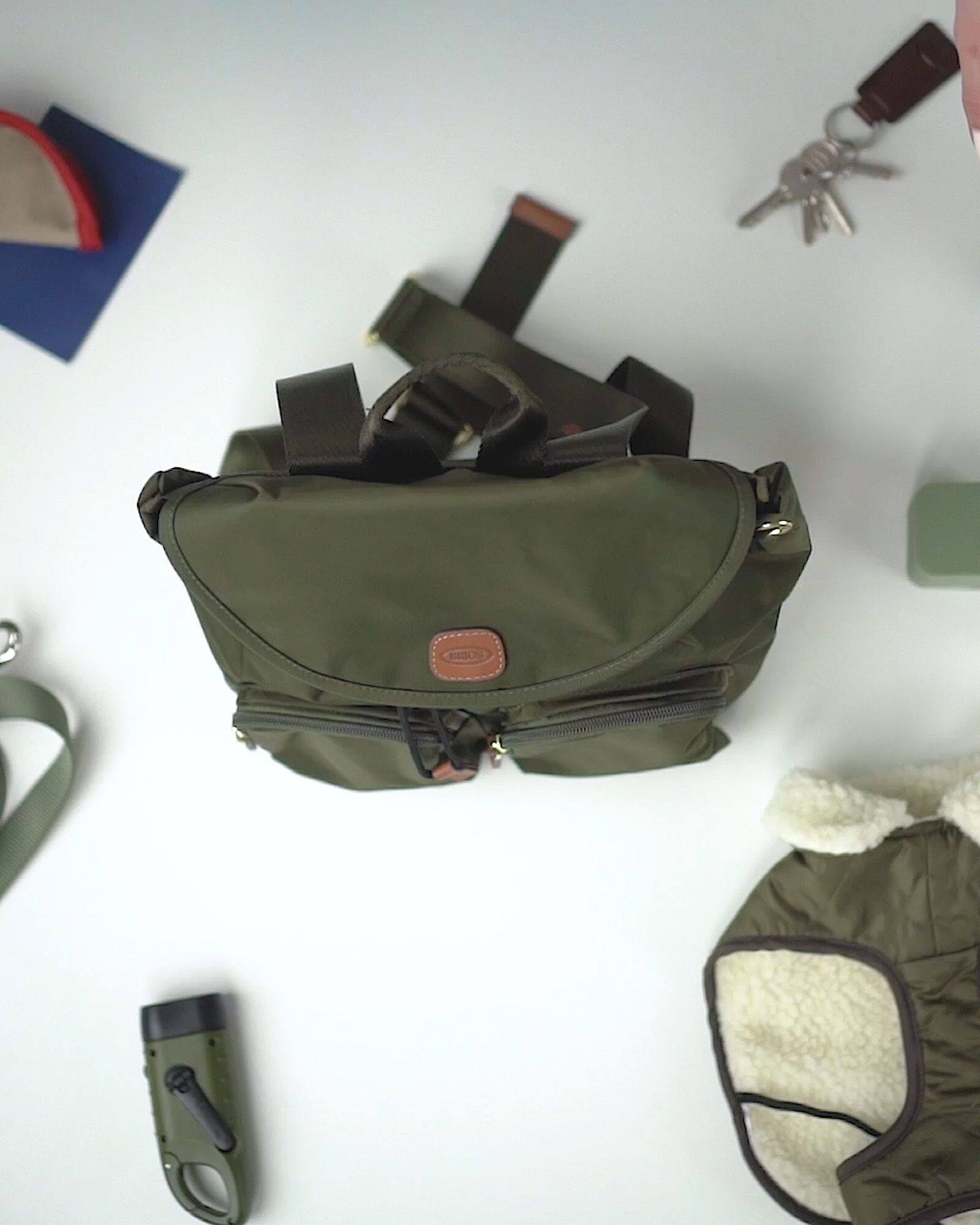 Alt View 4. Bric's - Bric's X-travel City Backpack Piccolo - Black.