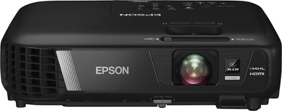 Epson - EX7240 Pro Wireless WXGA 3LCD Projector - Black - Front_Zoom