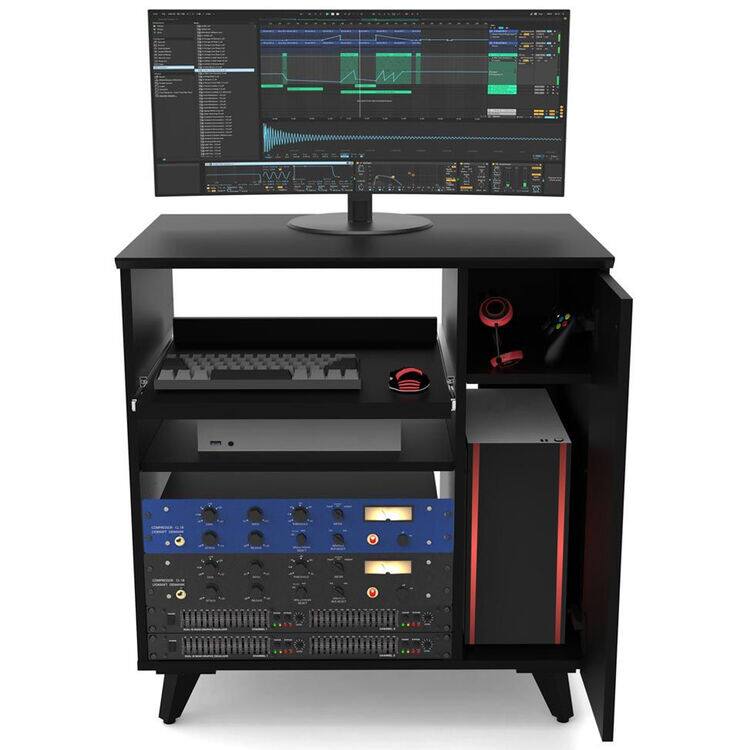 Alt View 9. Glorious - GLORIOUS Modular Side Rack (Black) - Black.