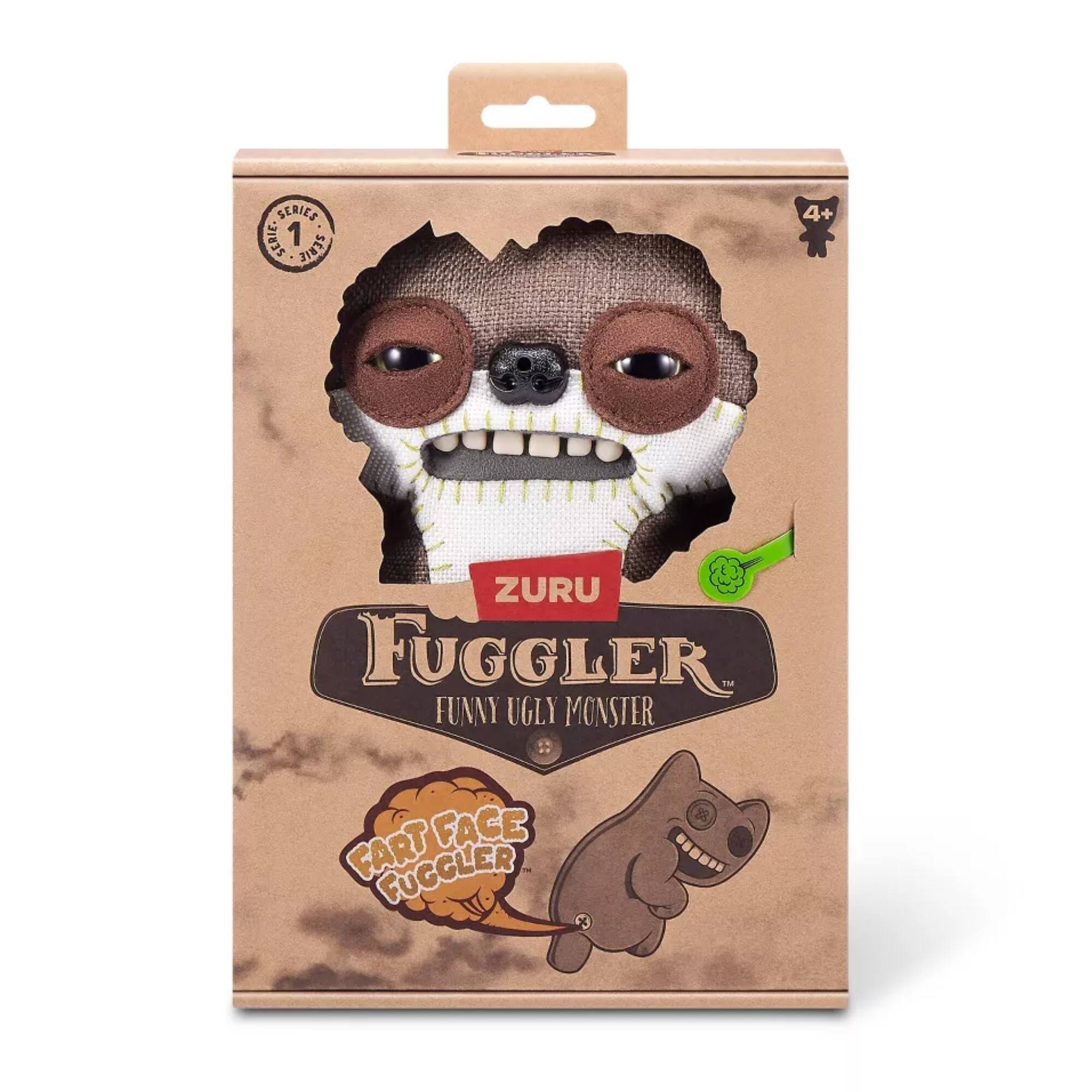 SERIES 1  
ZURU FUGGLER  
FUNNY UGLY MONSTER  
FART FACE FUGGLER  
4+