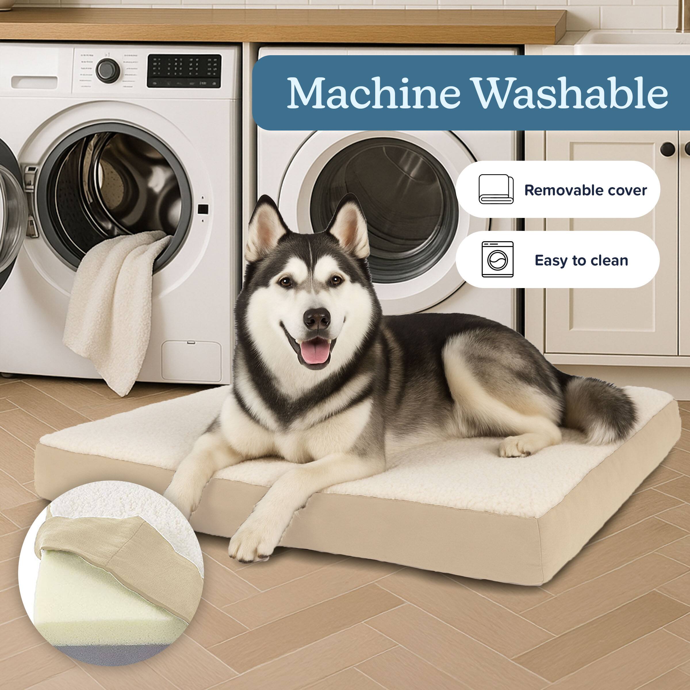 Machine Washable  
Removable cover  
Easy to clean