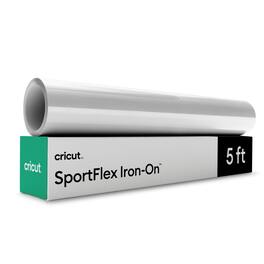 Cricut - SportFlex Value Iron-on Heat Transfer Vinyl - 5 ft - White