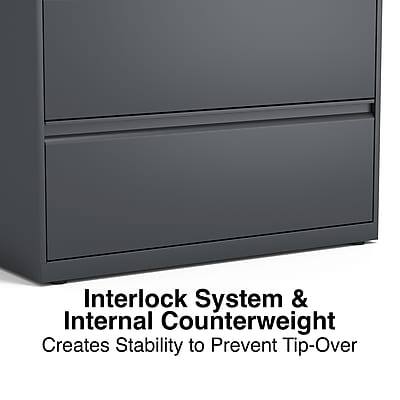 Interlock System & Internal Counterweight  
Creates Stability to Prevent Tip-Over