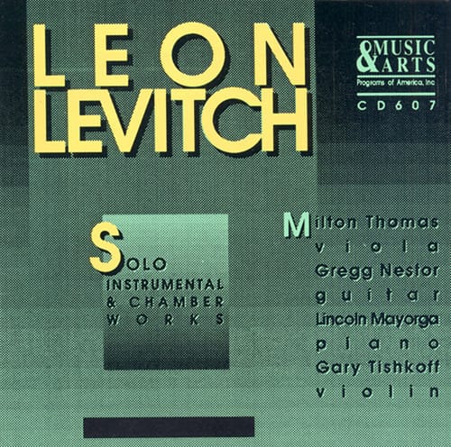 Leon Levitch - Chamber Works  - COMPACT DISCS