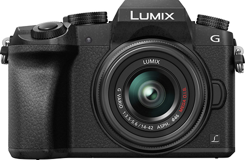 Panasonic LUMIX G7 Mirrorless 4K Photo Digital Camera Body with 14-42mm f3.5-5.6 II Lens