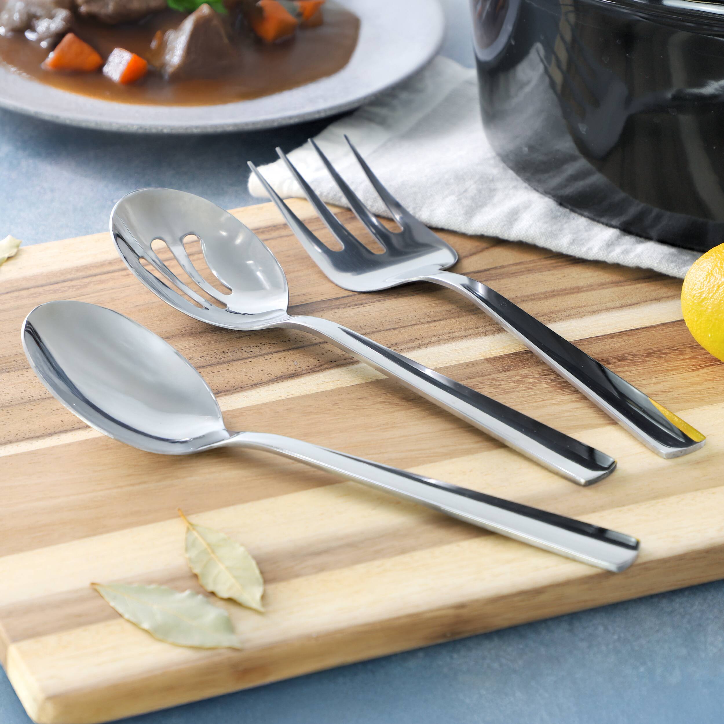 Alt View 4. Oster - Oster Eastleigh 6 Piece Stainless Steel Hostess Set with Mirror Polish Finish - Silver.