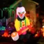 Left. Costway - 6 x 8 ft Inflatable Head Turning Clown LED Lighted Animated Clown w/ Hammer & Flashing Eyes - Colorful.