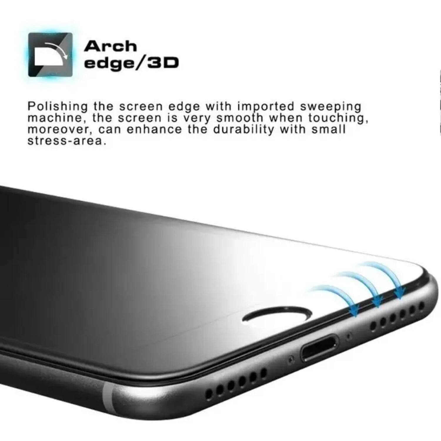 Arch edge/3D

Polishing the screen edge with imported sweeping machine, the screen is very smooth when touching, moreover, can enhance the durability with small stress-area.