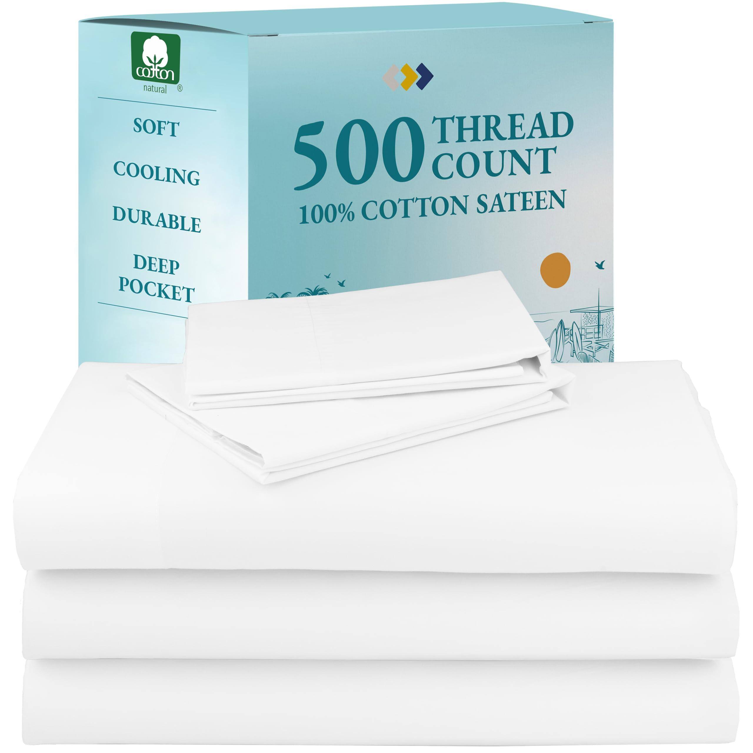 01 - White Split King Sheet Set