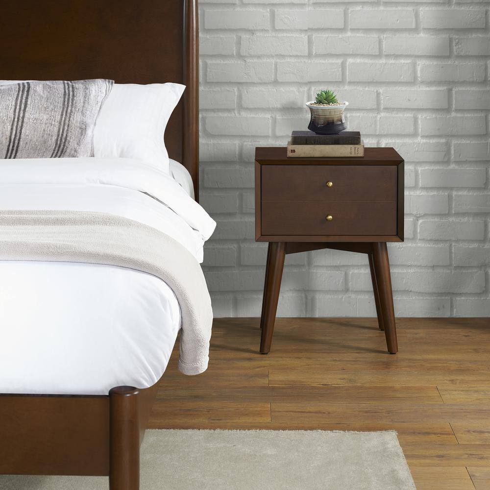 Alt View 8. Crosley Furniture - Landon Nightstand - Mahogany.