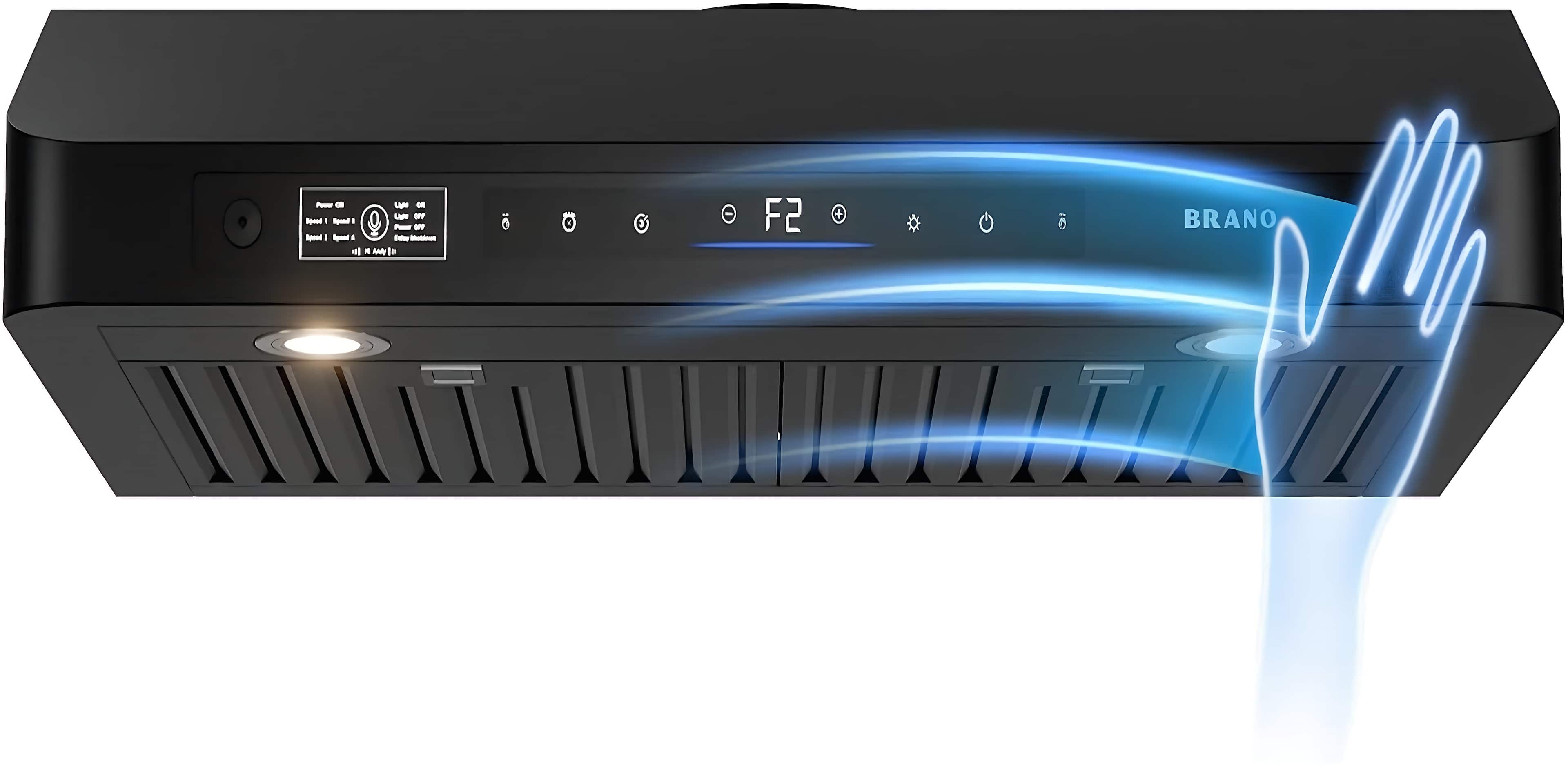 COWLOWN - 30 inches - Convertible - Under cabinet Range Hood - Black