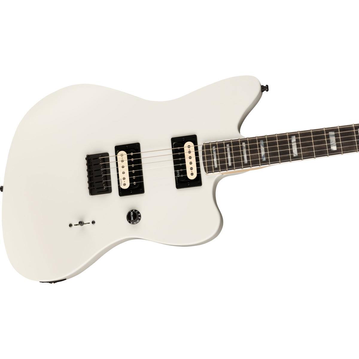 Alt View 4. Fender - Fender Jim Root Jazzmaster V4 Electric Guitar, Ebony Fingerboard, Arctic White.