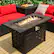 Alt View 1. Costway - Costway 42" Rectangular Propane Fire Pit Table 50,000 BTU W/ Lava Rocks & PVC Cover - Black.