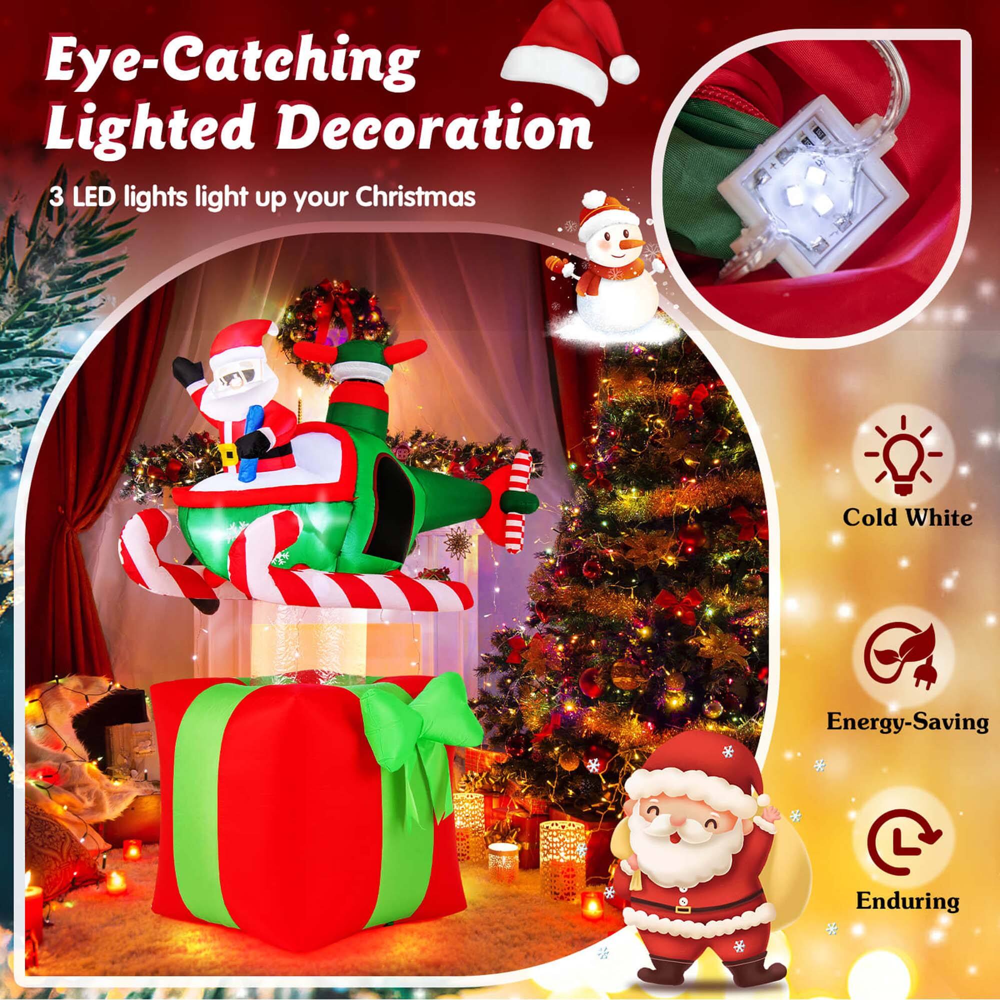 Eye-Catching Lighted Decoration

3 LED lights light up your Christmas

Cold White

Energy-Saving

Enduring