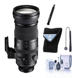 Bundle - Sigma - 150-600mm f/5-6.3 DG DN OS Sports Lens for L Mount, with Lens Wrap and Cleaning Kit