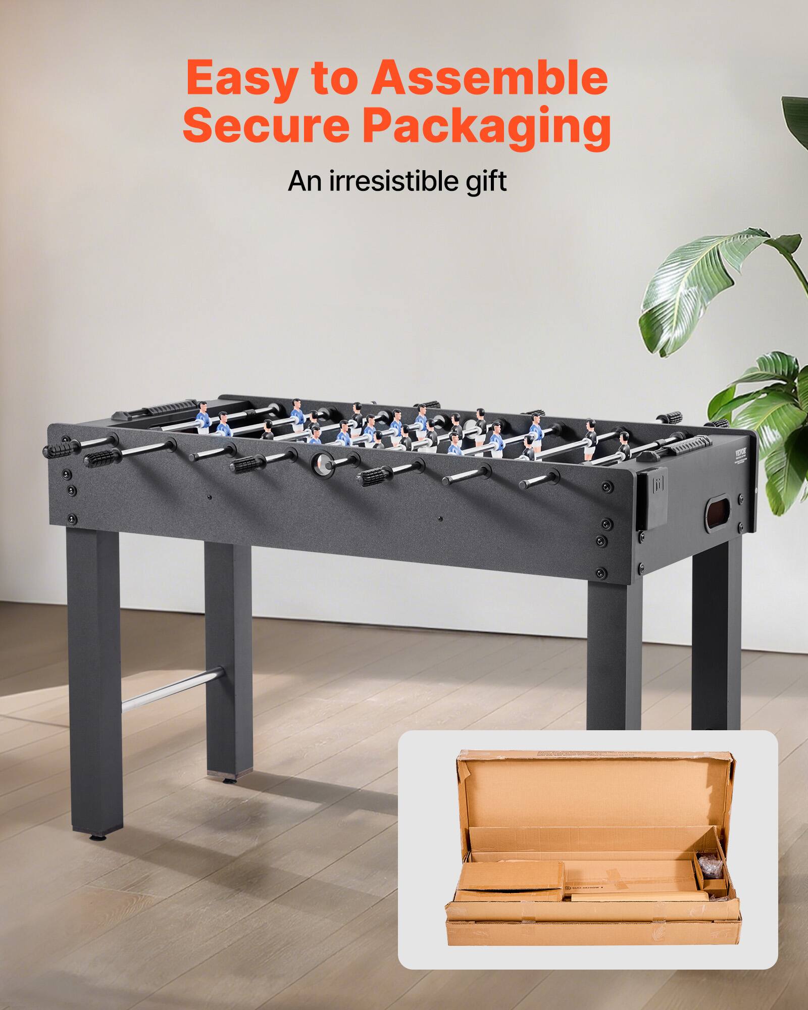 Easy to Assemble  
Secure Packaging  
An irresistible gift