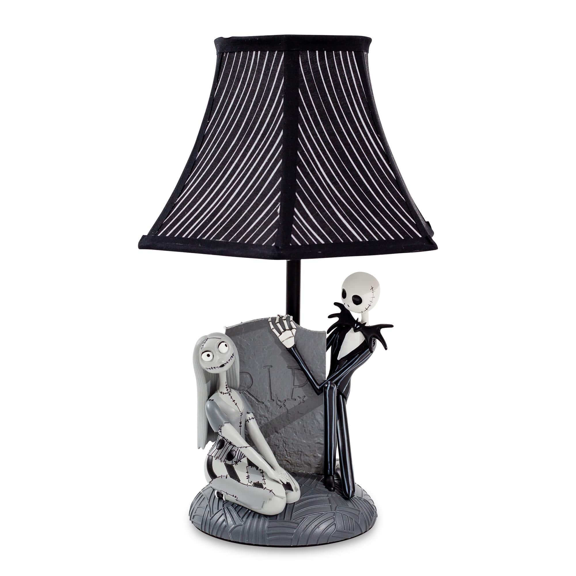 Disney - Tim Burton's The Nightmare Before Christmas Jack And Sally 15 Inch Table Lamp - Black/White price history on PriceWatchPro