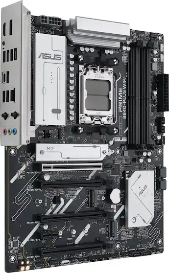 ASUS PRIME B840 PLUS WIFI (Socket AM5) AMD B840 ATX DDR5 Wi Fi 6E ASUS PRIME B840 PLUS WIFI (Socket AM5) AMD B840 ATX DDR5 Wi Fi 6E