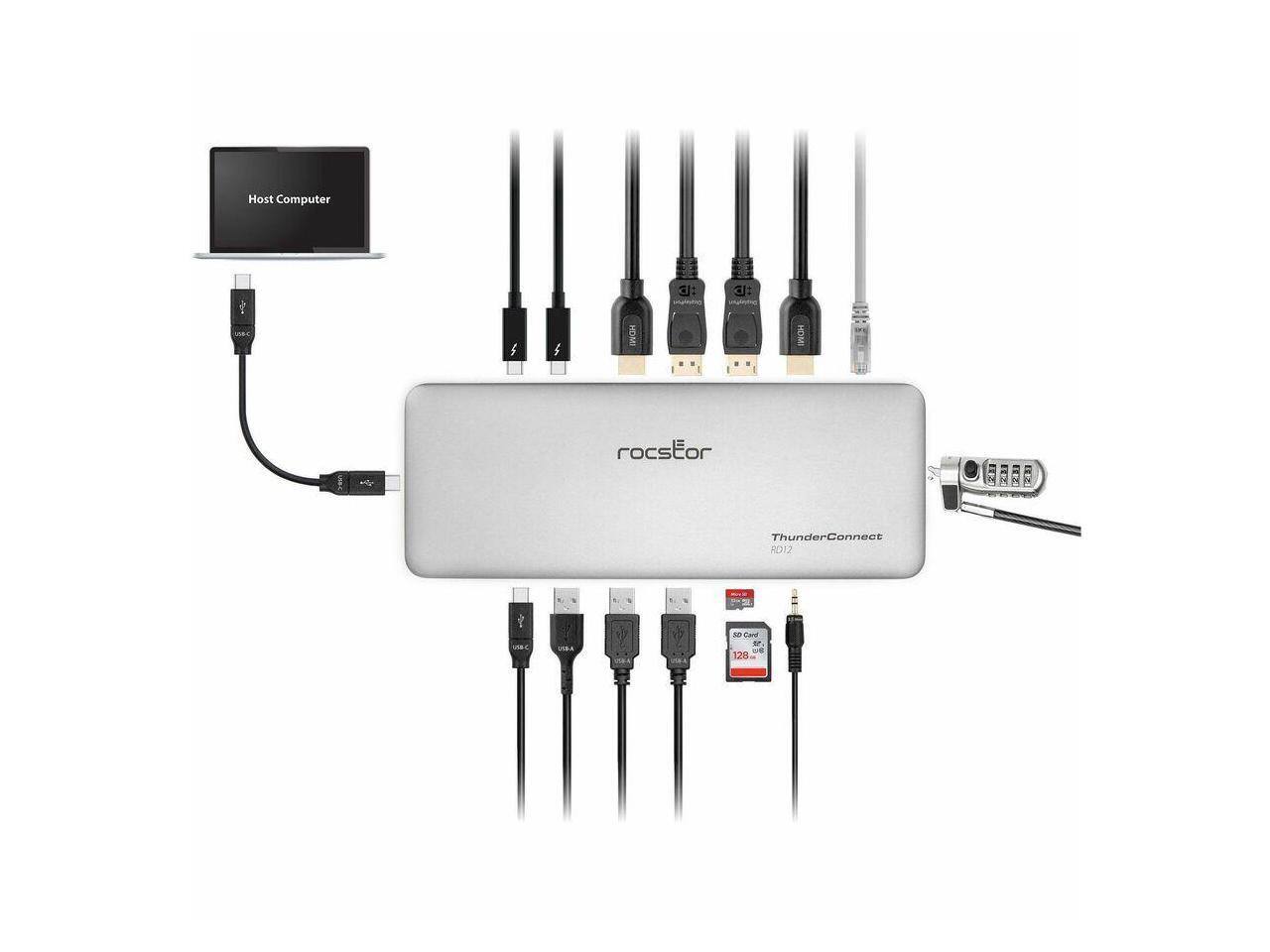 Host Computer  
: :  
f f HDMI HDMI  
roctstor ThunderConnect R012  
S Cef 128
