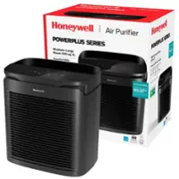 Honeywell - PowerPlus HEPA Air Purifier - Black - Front_Zoom
