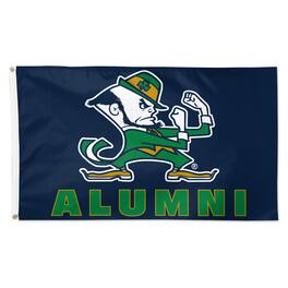 WinCraft - Notre Dame Fighting Irish 3' x 5' Single-Sided Deluxe Alumni School Supporter Flag - Multicolor