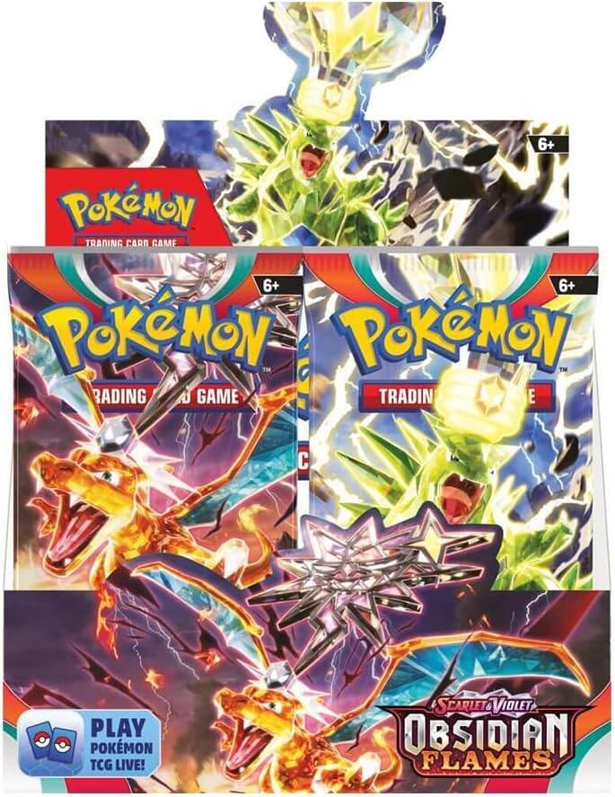 6+ Pokémon Trading Card Game 6+ Pokémon Trading Card Game 6+ Pokémon Trading Card Game: Trading Game Play Pokémon TCG Live! Scarlet & Violet Obsidian Flames