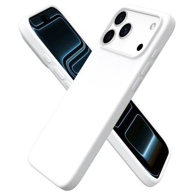 Ornarto Designed for iPhone 17 Pro Max Case 6.9", Liquid Silicone Soft Gel Shockproof Protective Case White BB-GJ-4B-IP17-69BP - Best Buy Ornarto Designed for iPhone 17 Pro Max Case 6.9", Liquid Silicone Soft Gel Shockproof Protective Case White BB-GJ-4B-IP17-69BP - Best Buy