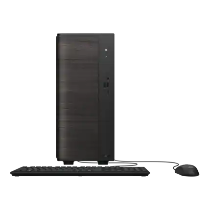 Front. ASUS - VM501 Desktop - AMD Ryzen 5 220 (2025) - 16GB Memory - 512GB Storage - Black.