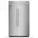 Front. KitchenAid - 30 Cu. Ft. Built-In Side-by-Side Refrigerator with Platinum Interior - Stainless Steel with PrintShield Finish.