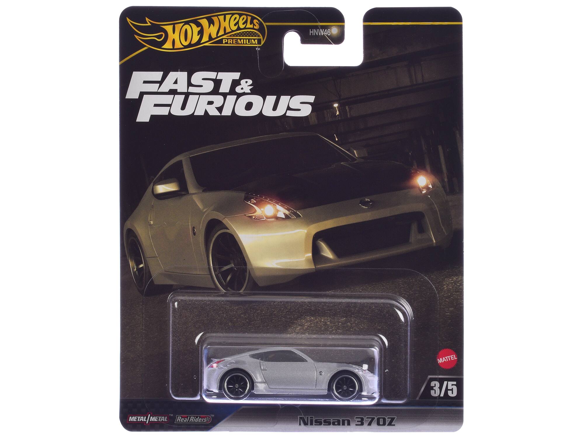 Hot Wheels Premium HNW46 Fast & Furious Mattel 3/5 - Metal | Metal | Metal Riders: Nissan 370Z