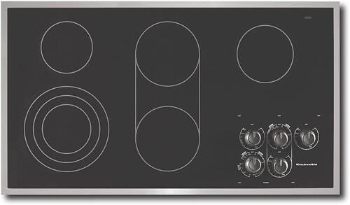 Kitchenaid glass top deals stove